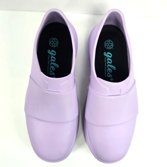 GALES Frontline Nurse Shoes Unisex Lightweight Comfort Slip On Purple Women Sz 8 - Picture 8 of 16